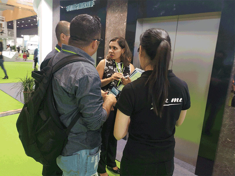 On-site consultation on elevator access control exhibition