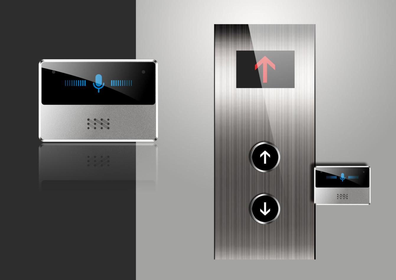 旺龙语音呼梯系统 非接触式智能声控乘梯